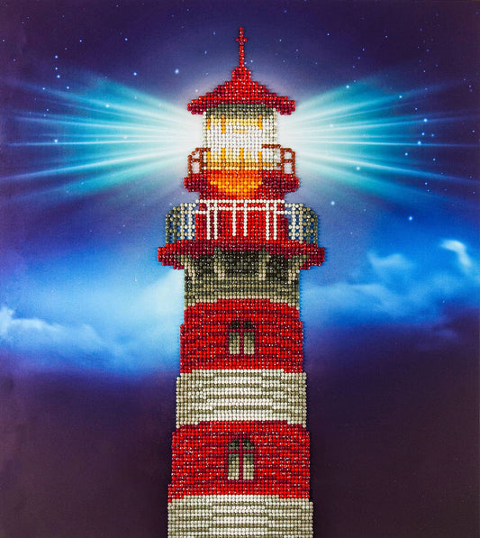 Diamond Arts-Light House -Diamond Art Kit- Advanced