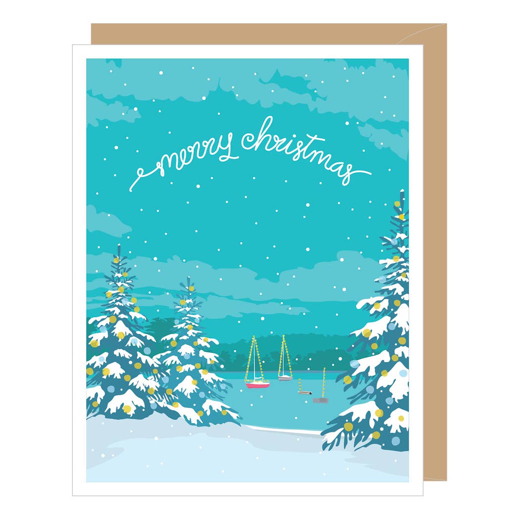 Christmas Harbor Holiday Card