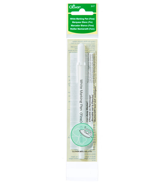 Clover Water Soluble Marker Fine Point White