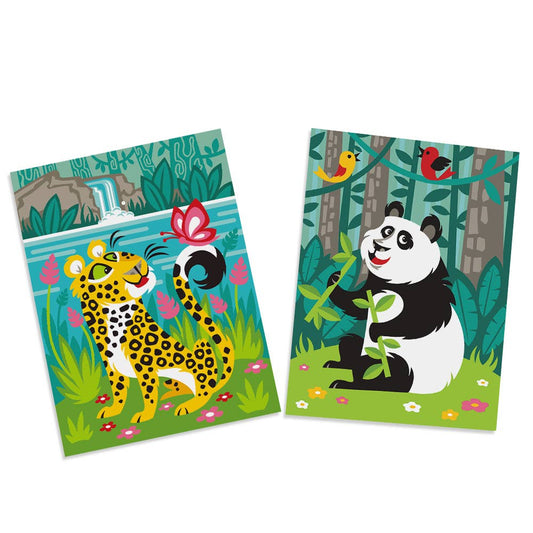 Panda & Leopard - Craft kit - Gift set and toys for kids