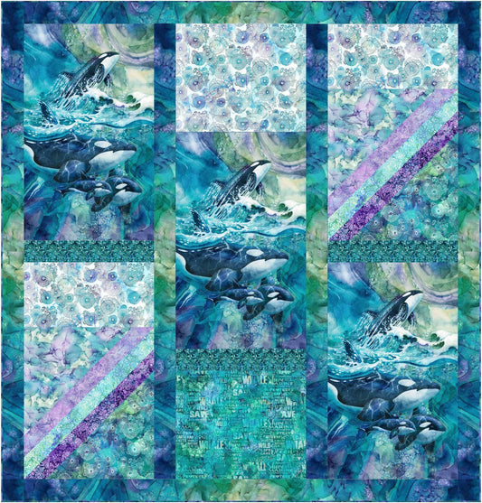 Save the Whales Queen Quilt Pattern