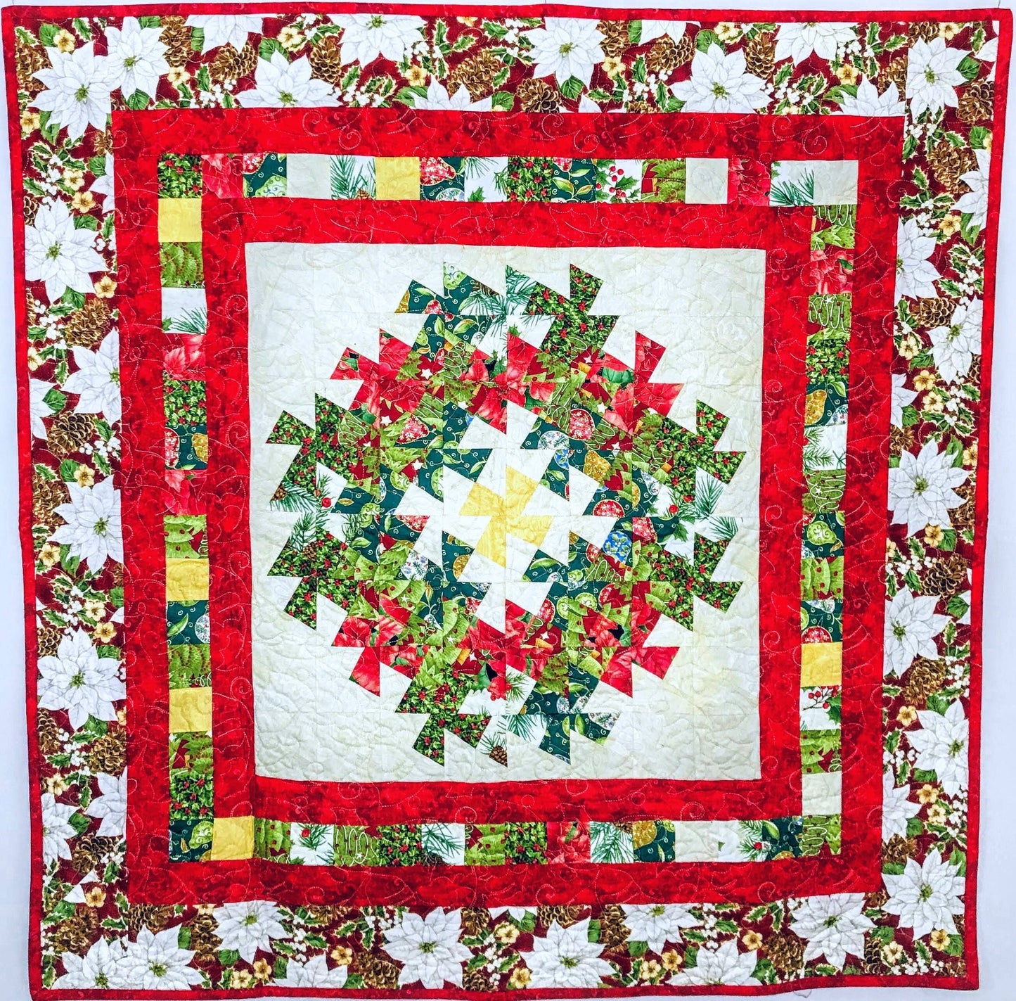 Wreath & Garland Wall Quilt Pattern