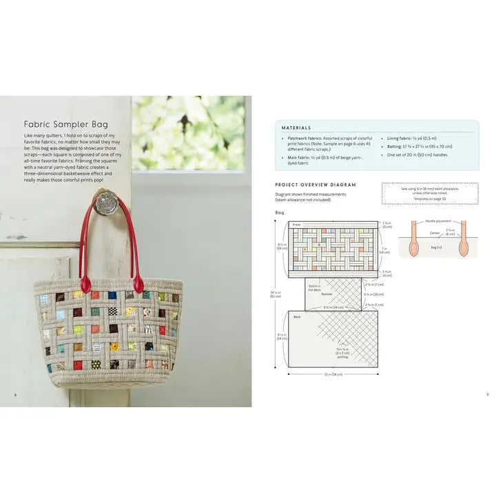 Sew Beautiful Quilted Bags Book with Patterns