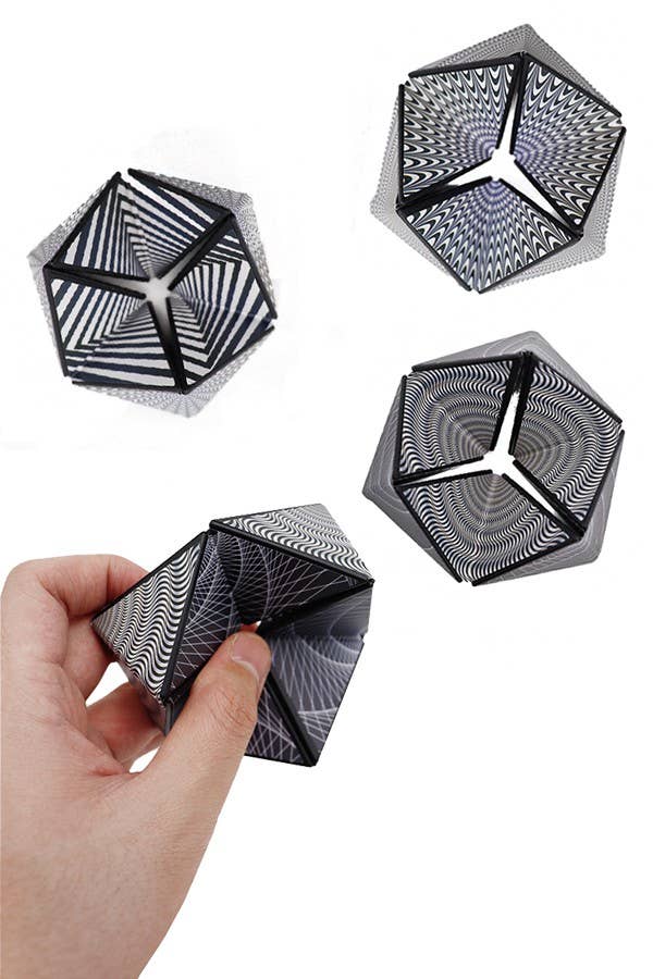 Optical Illusion Infinity Cube Mechanical Puzzle Fidget Toy