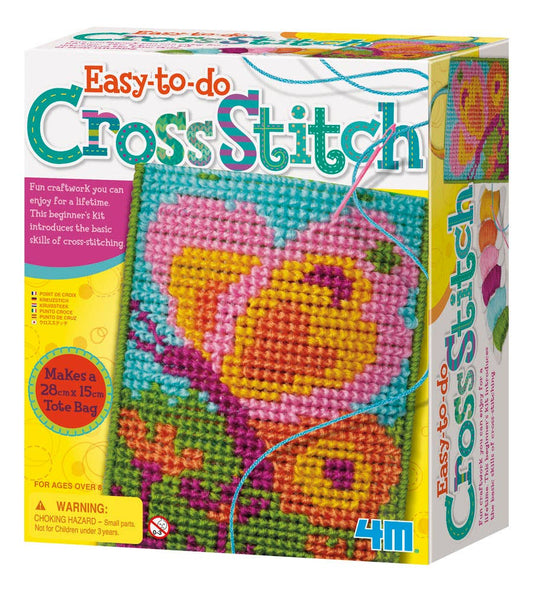 4M Cross Stitch Kit, Multicolor