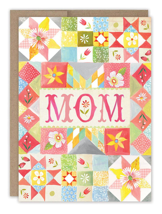 Cozy Quilt Mother's Day Card