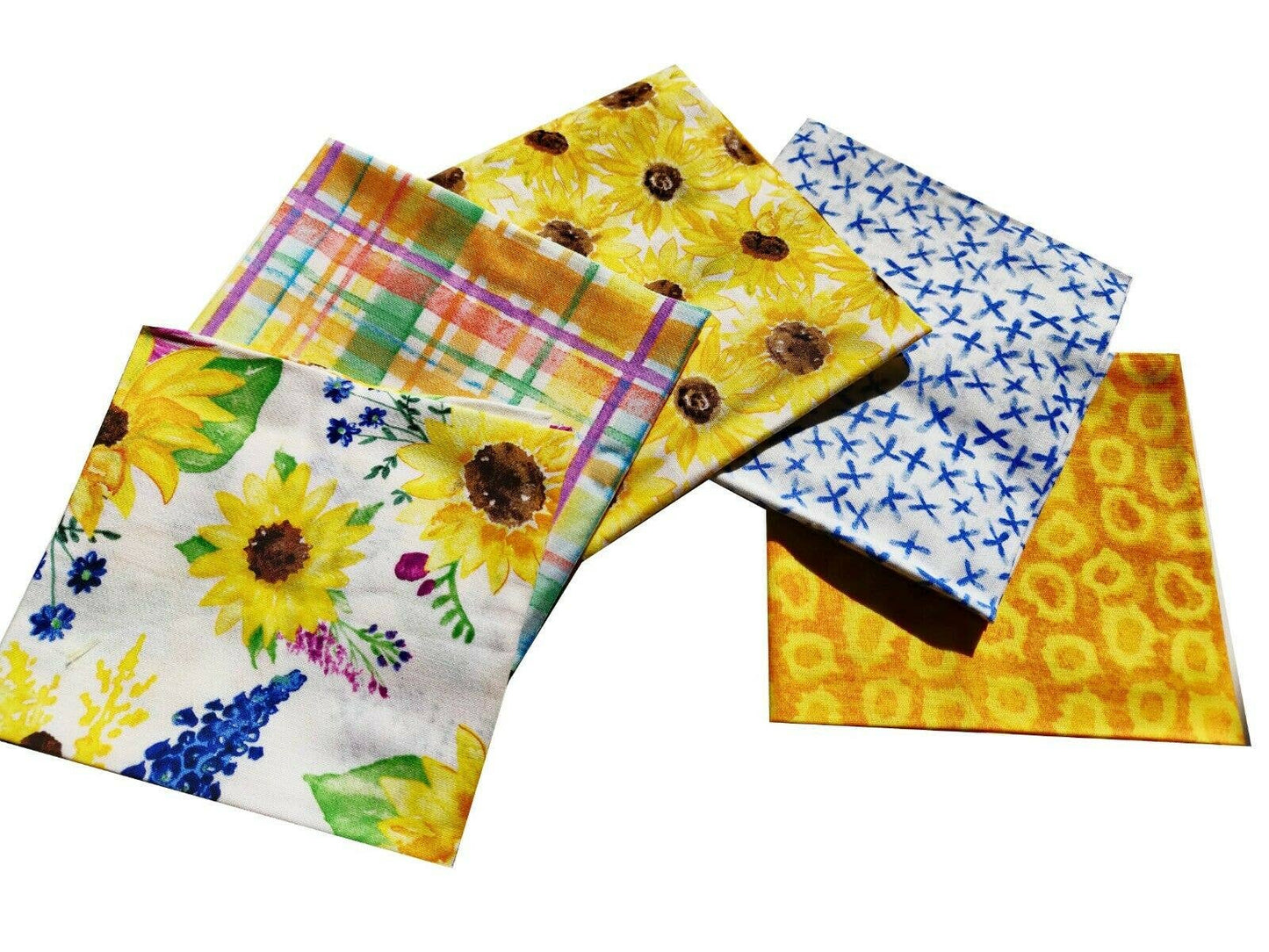 Beautiful Floral Fat Quarter Bundle, Flower Fabric Craft