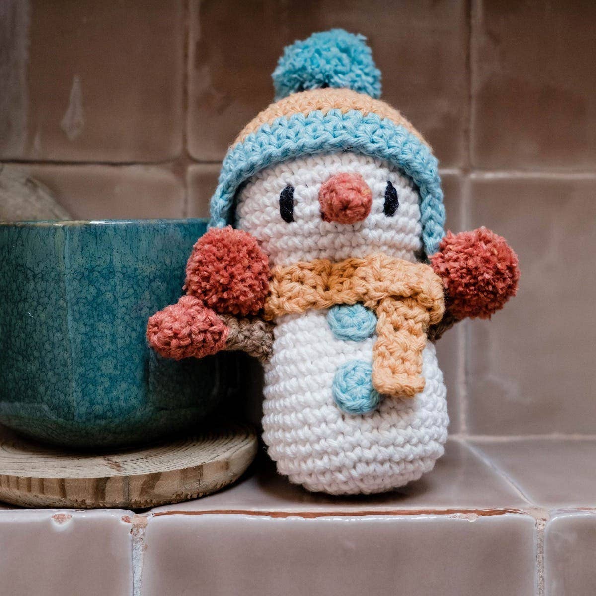 DIY Crochet Kit Winter Snowman Jingle