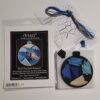 Blue Crazy Quilt Wool Applique Christmas Ornament Stitch Kit – By Artsi2