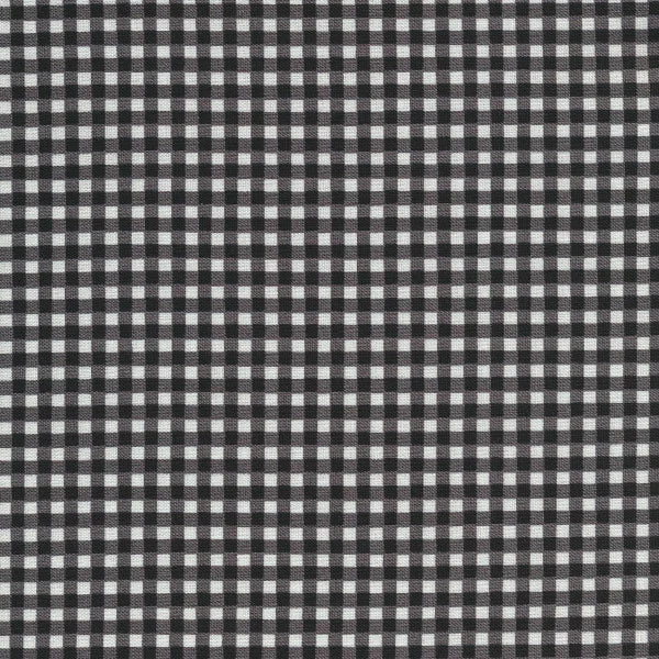 Beautiful Basics 610-JW Black Gingham Fabric by the Yard