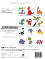 Brontosaurus Precut Fused Applique Pack