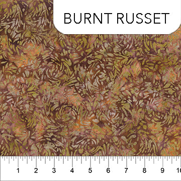 Banyan Batiks BFF Toffee/Burnt Russet Fabric by the Yard