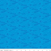Hot Wheels Dare to be Rad Blue fabric by the yard