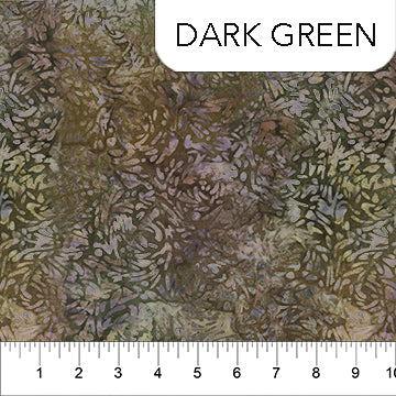 Banyan Batiks BFF Forest Dark Green Fabric by the Yard