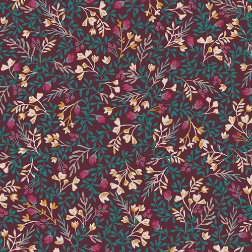 Floral No 9 Foresta Fabric by the Yard