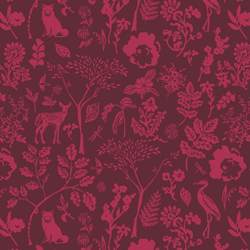 Flora and Fauna Foresta Fabric by the Yard