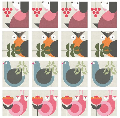 Fat Qtr Panel Fabric by the Yard (5 of each pic)
