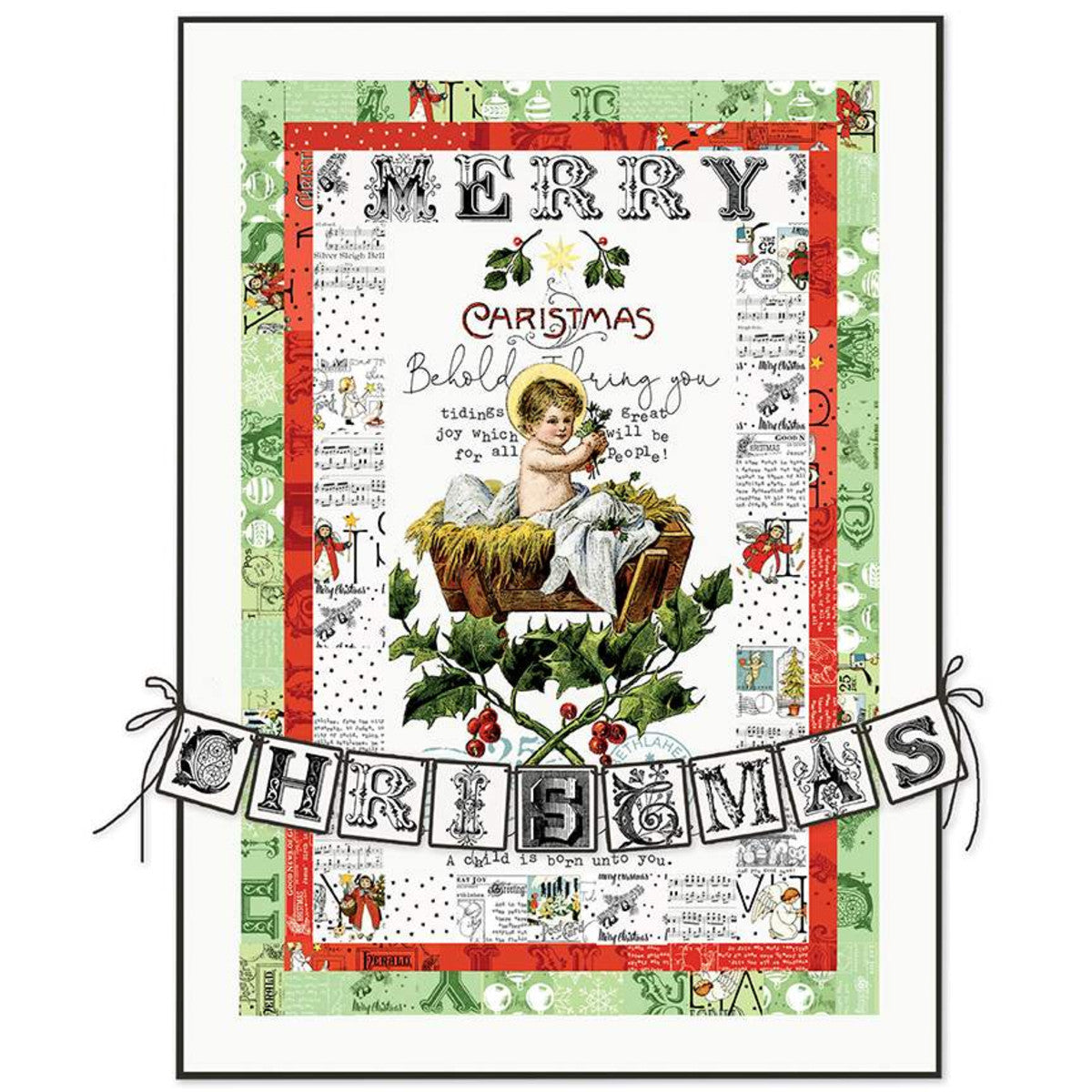 Tidings of Great Joy Panel Quilt Boxed Kit