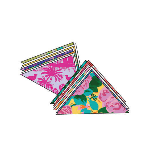 Lovely Day - 5'' Half Square Triangles/42pc - Multi