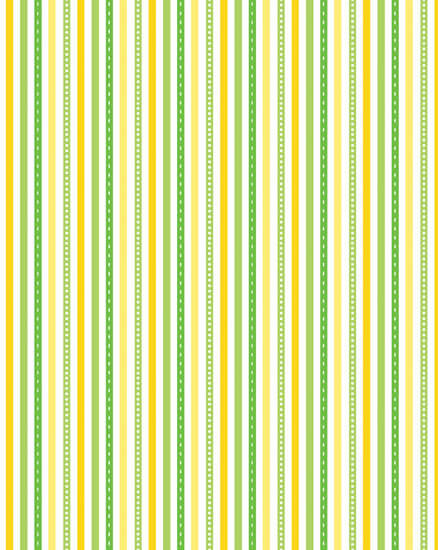 Noah's Journey - Rainbow Stripe - Yellow/Green Fabric by the Yard