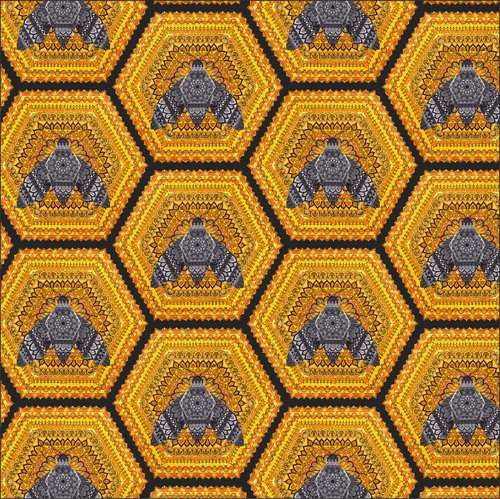 Queen Bee Fabric by the yard