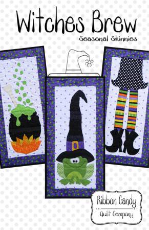Seasonal Skinnies Witches Brew Skinnies - Fusible Applique Pattern