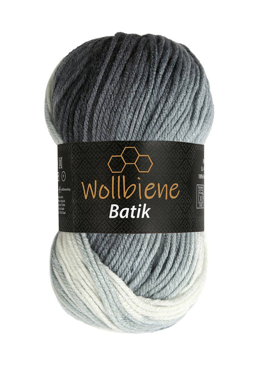 Wollbiene Batik Farbverlaufswolle Strickwolle