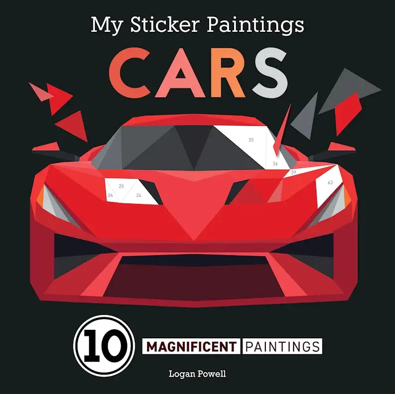 Activity Book - My Sticker Paintings: Cars