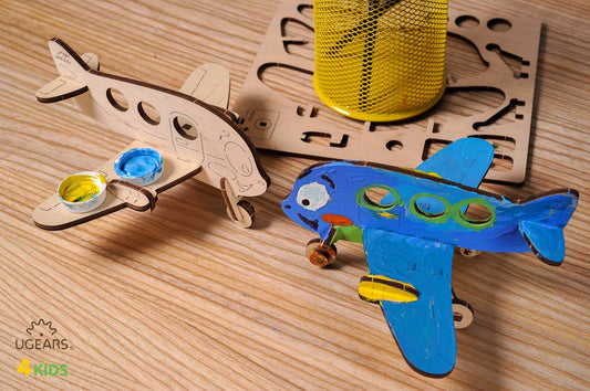 UGears 4Kids Airplane