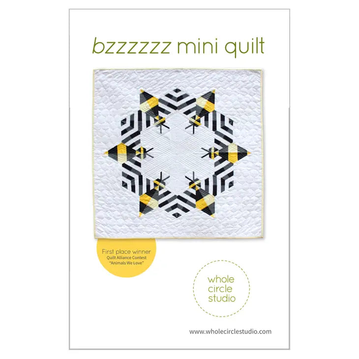 Bzzzzzz Mini Quilt Pattern