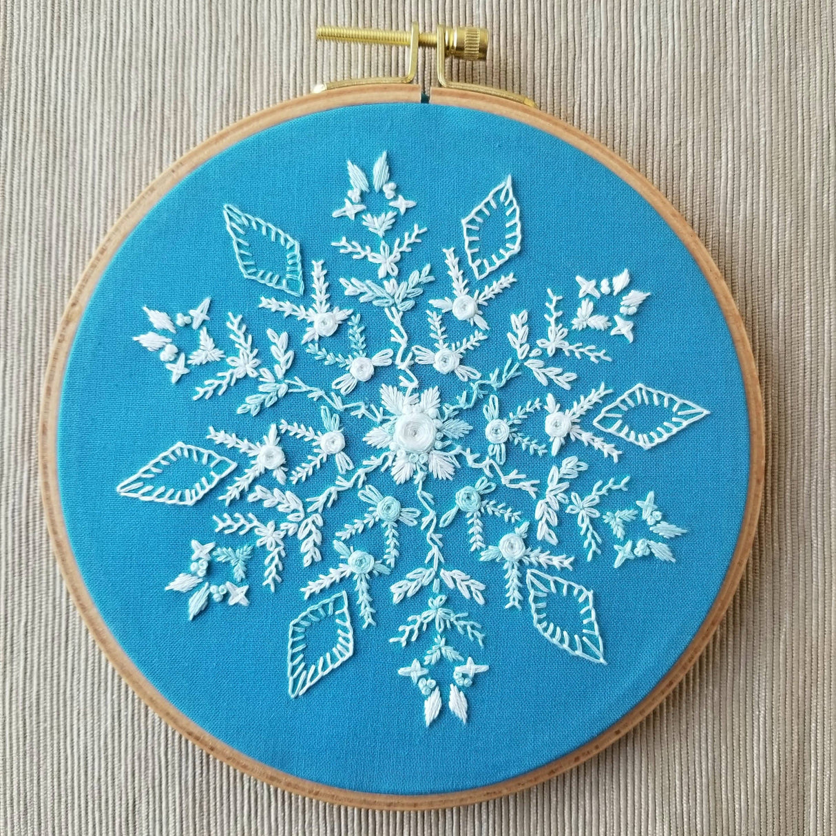 Snowflake Sampler Embroidery Kit