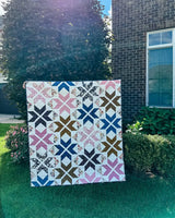 Chevron Stars Quilt Pattern - PRINTED