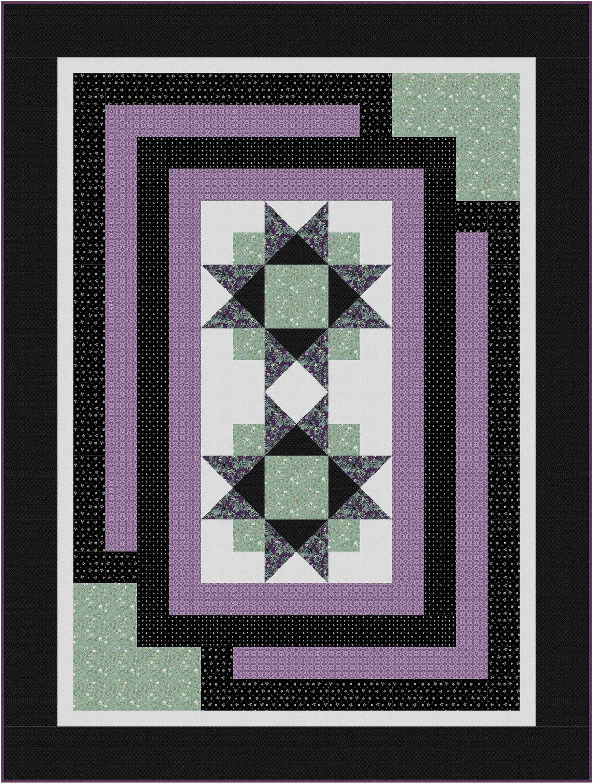 Smoke and Mirrors Lap Quilt Pattern