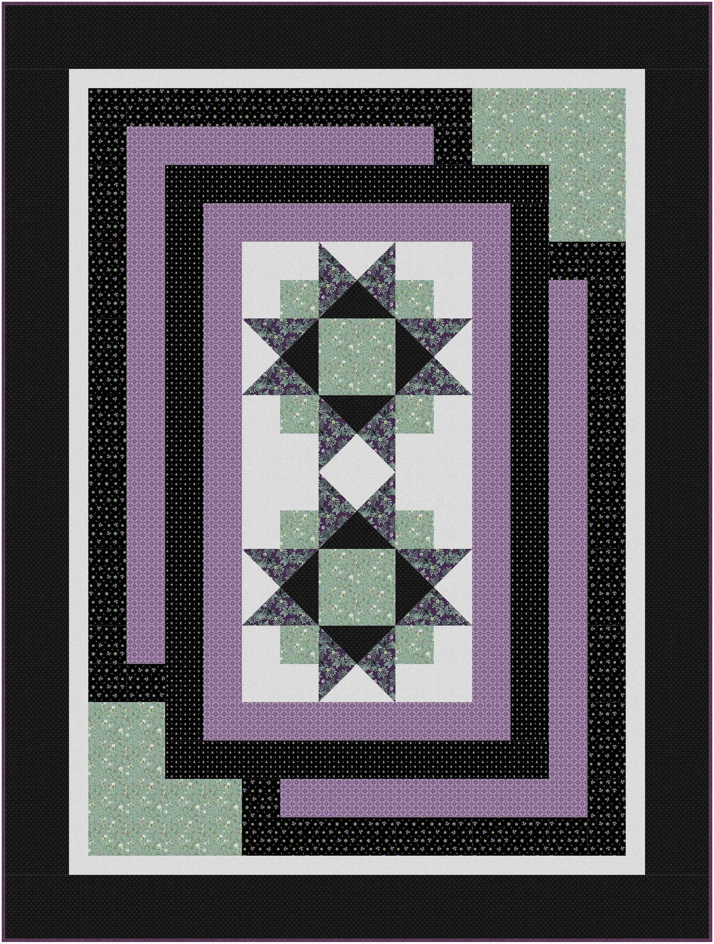 Smoke and Mirrors Lap Quilt Pattern