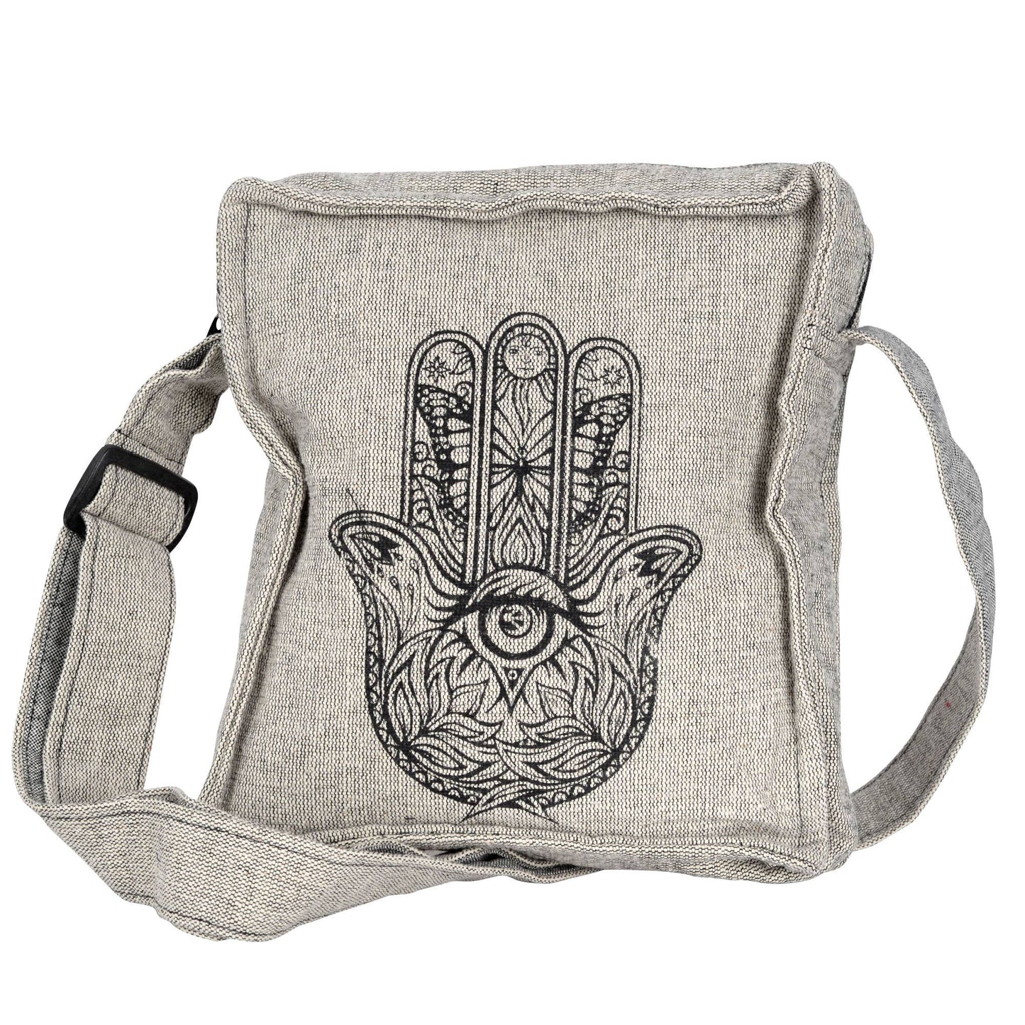 Hamsa Zipper Closure Crossbody