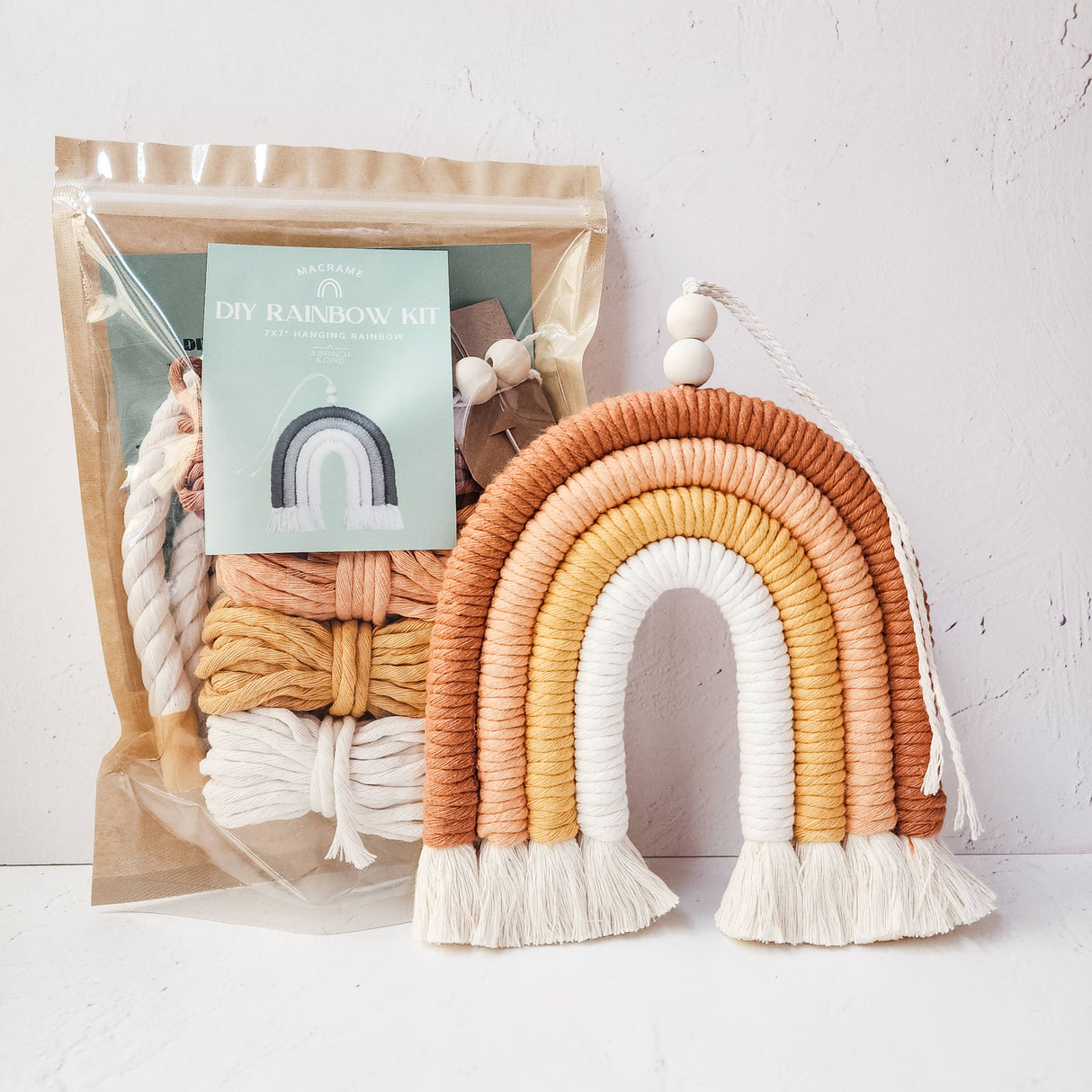 DIY Macrame Rainbow Kit