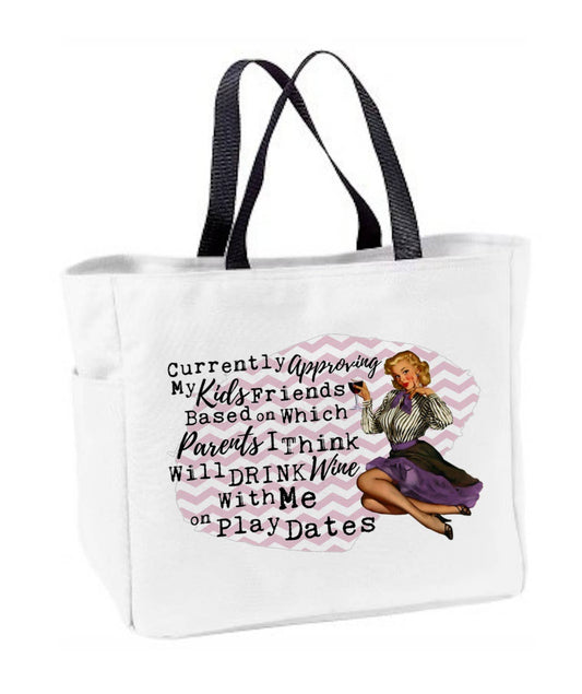 Mom Tote - Tote Bag - Sarcastic - Gift - Stocking Stuffer --