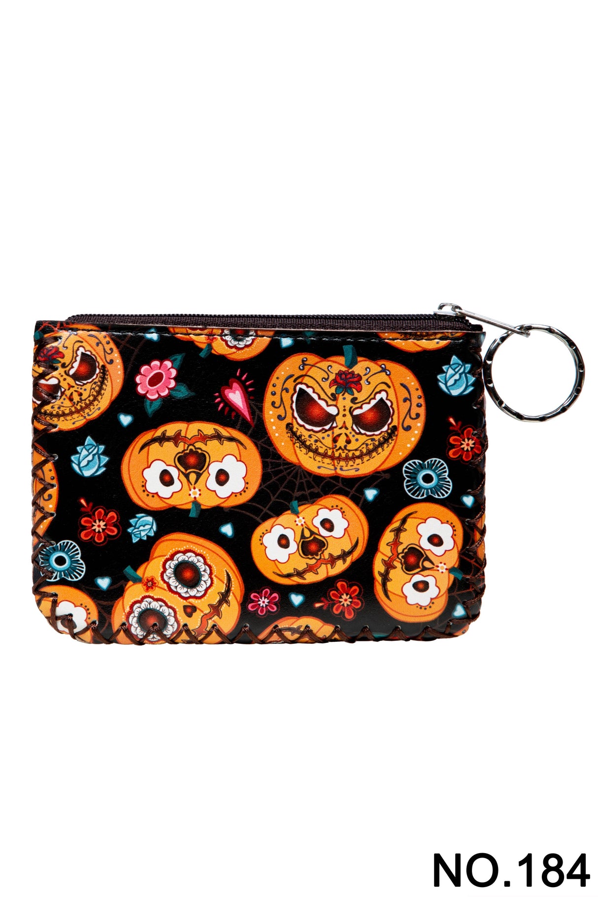 Halloween Pumpkin Printed Coin Purse HB0665 - NO.184BK