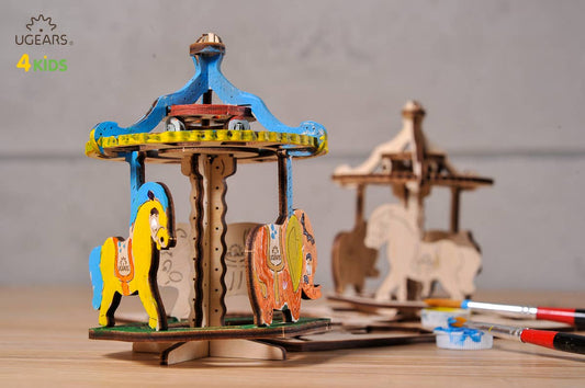 UGears 4Kids Merry-Go-Round