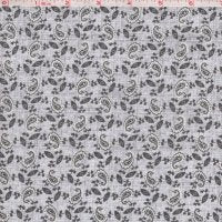 Blackwood Cottage Paisley Gray Fabric by the Yard