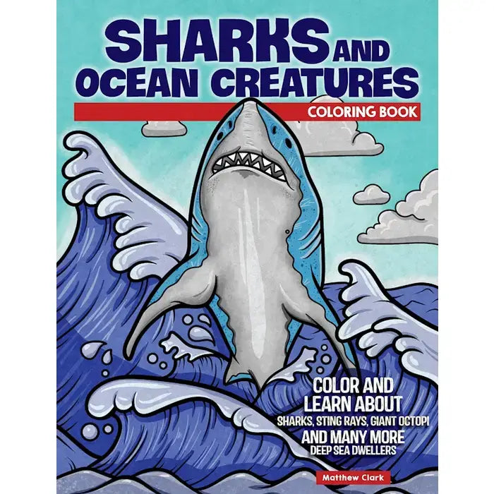 Coloring Book - Sharks and Ocean Creatures