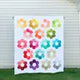 Hexie Blooms, printed quilt pattern