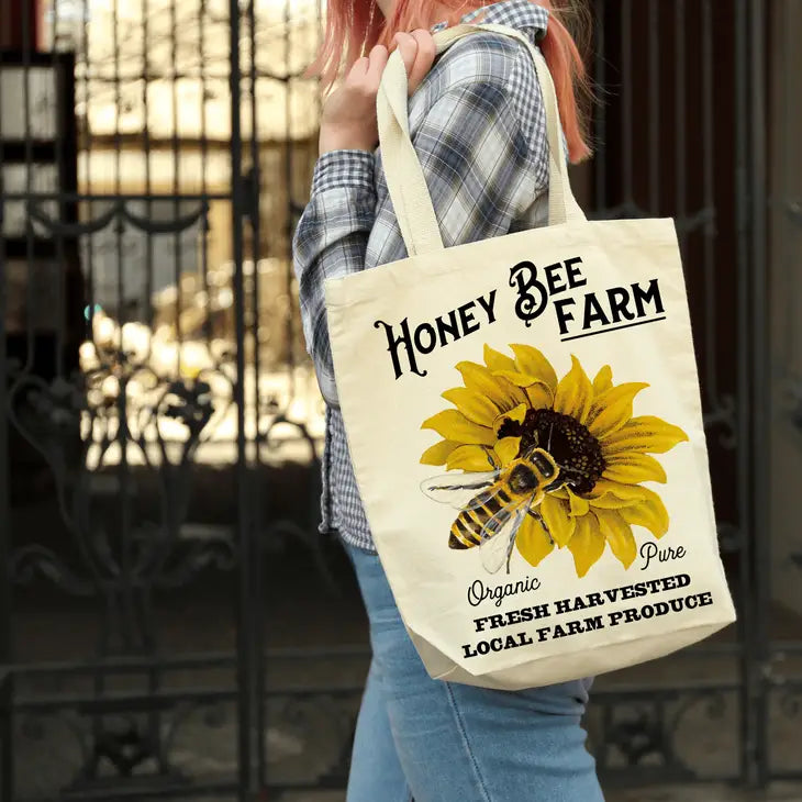 Honey Farms Canvas Tote Bag