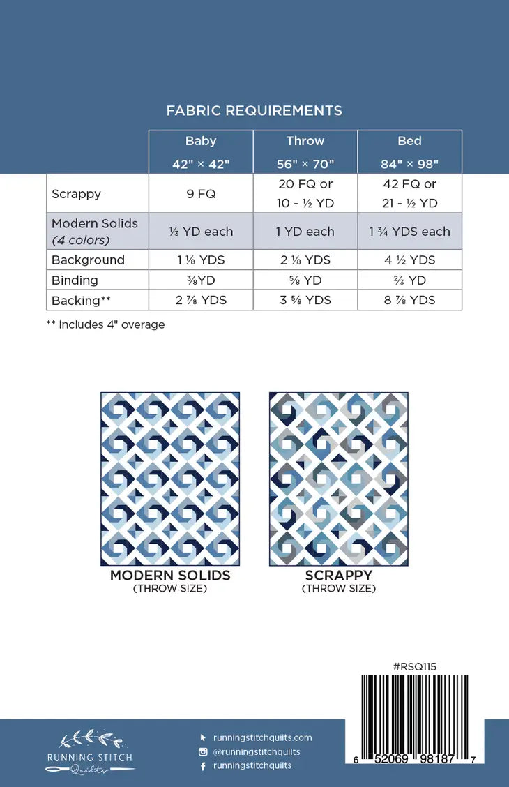 Hurrication Quilt Pattern - PRINTED