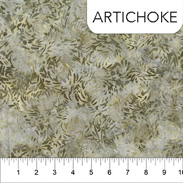 Banyan Batiks BFF Artichoke Fabric by the Yard