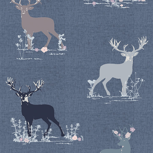 Dear Deer Four from Eclectic Intuition fabric by the yard