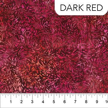 Banyan Batiks BFF Dark Red Fabric by the Yard