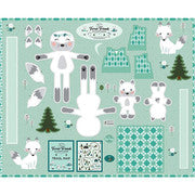 Forest Friends Doll Panel Vixen Arctic Fox -