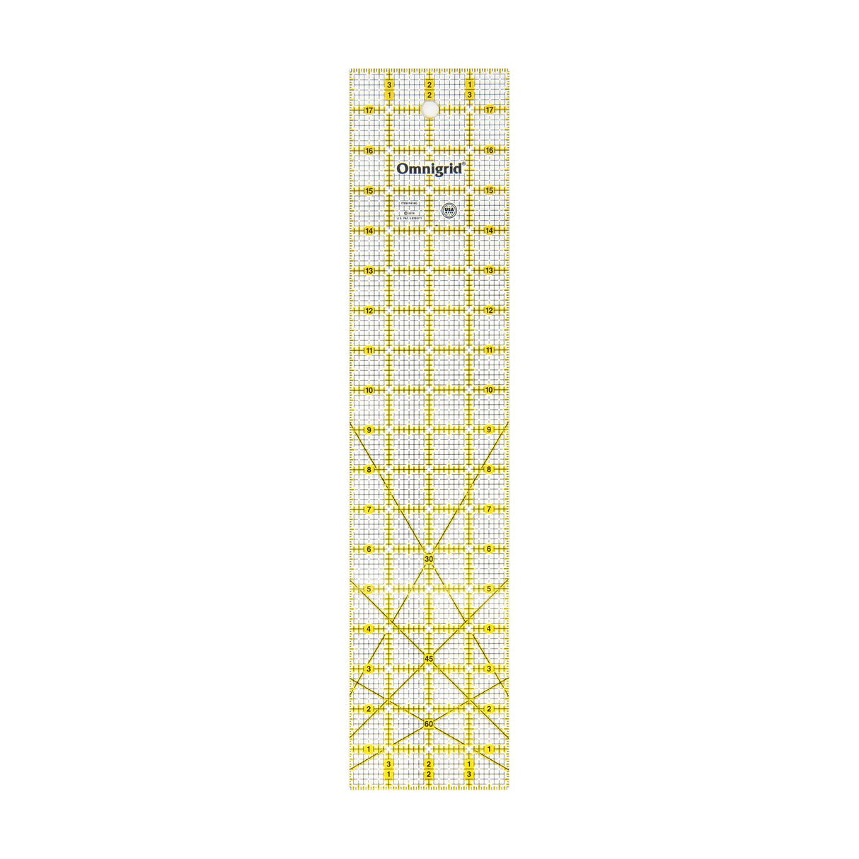 Omni Grid Ruler 4x18”