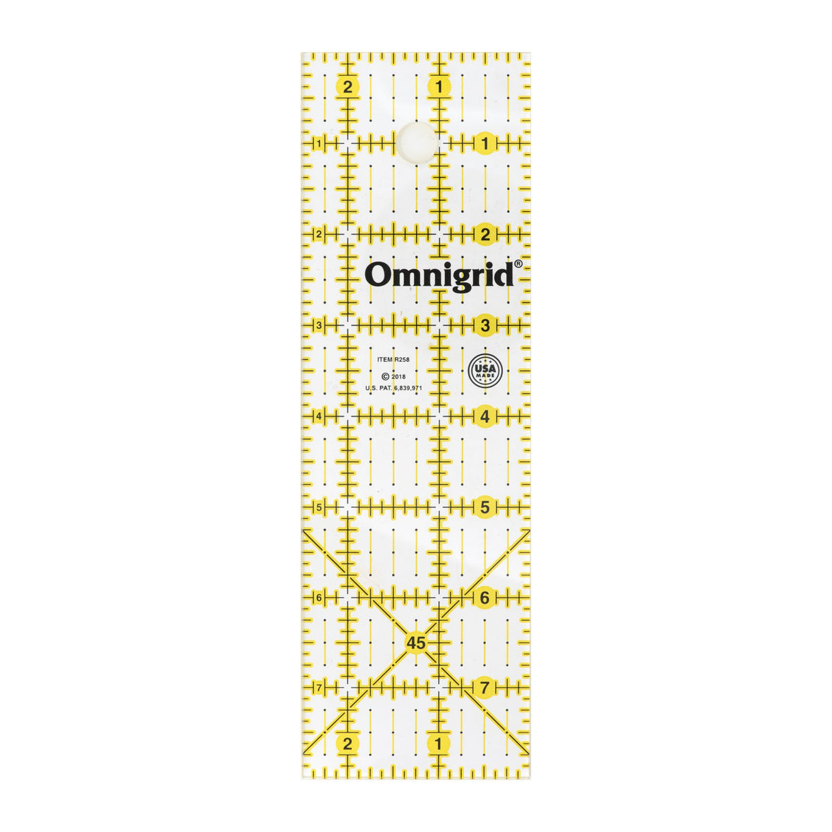 Omni Grid Ruler 2.5x8”